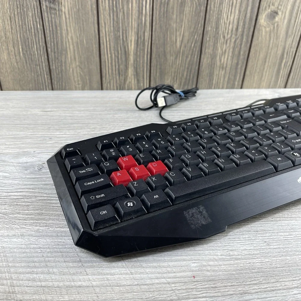 iBuyPower Model 70117IB Wired USB Keyboard Tested